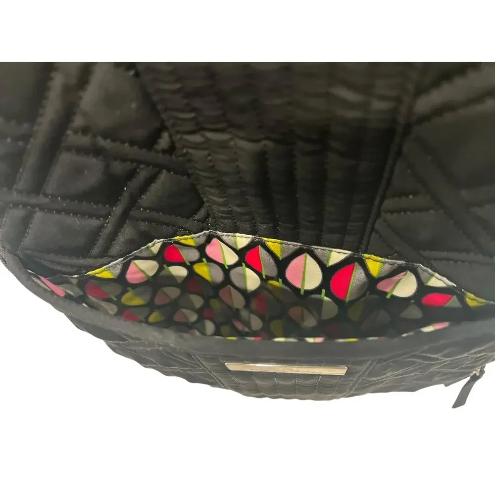 Vera Bradley Baby Backpack - Black, Pre-Loved